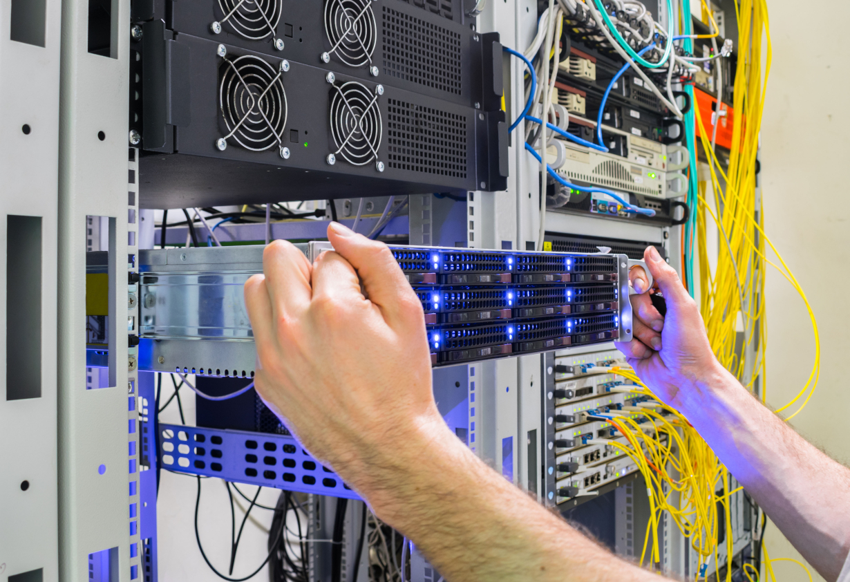 Server loading rack